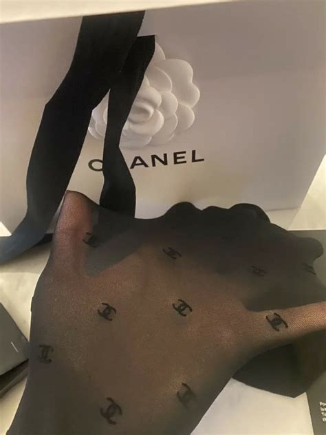 chanel logo tights dupe|chanel logo leggings.